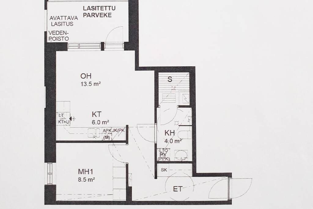 Modern Apartment With Sauna And Free Parking กัวปิโอ ภายนอก รูปภาพ